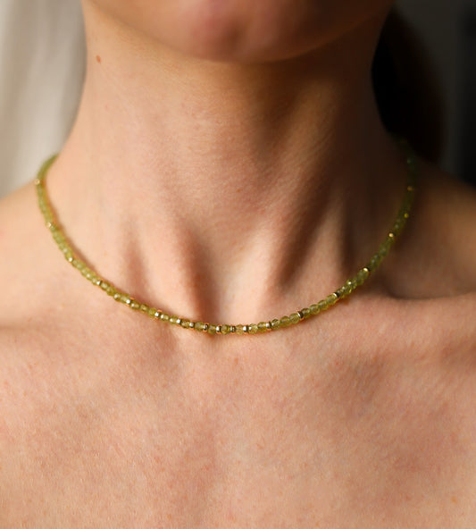 Peridot necklace