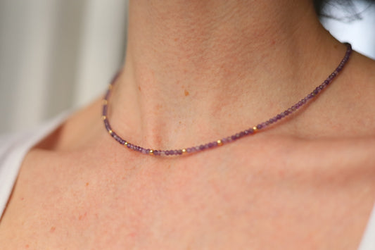 Amethyst necklace